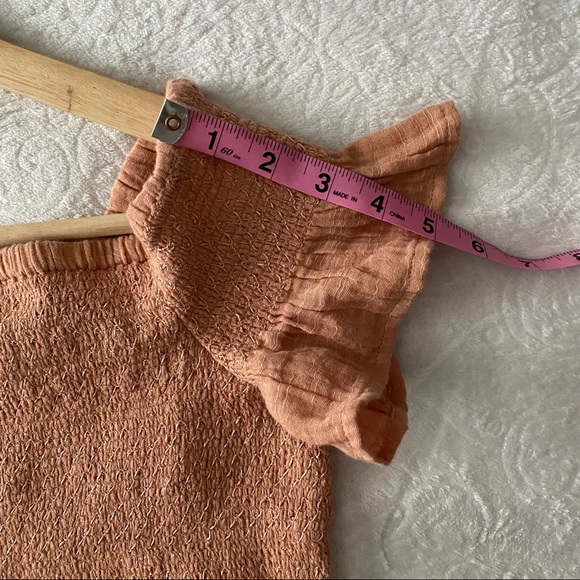 AEO Pink Smocked Crop Top - Picture 5 of 10